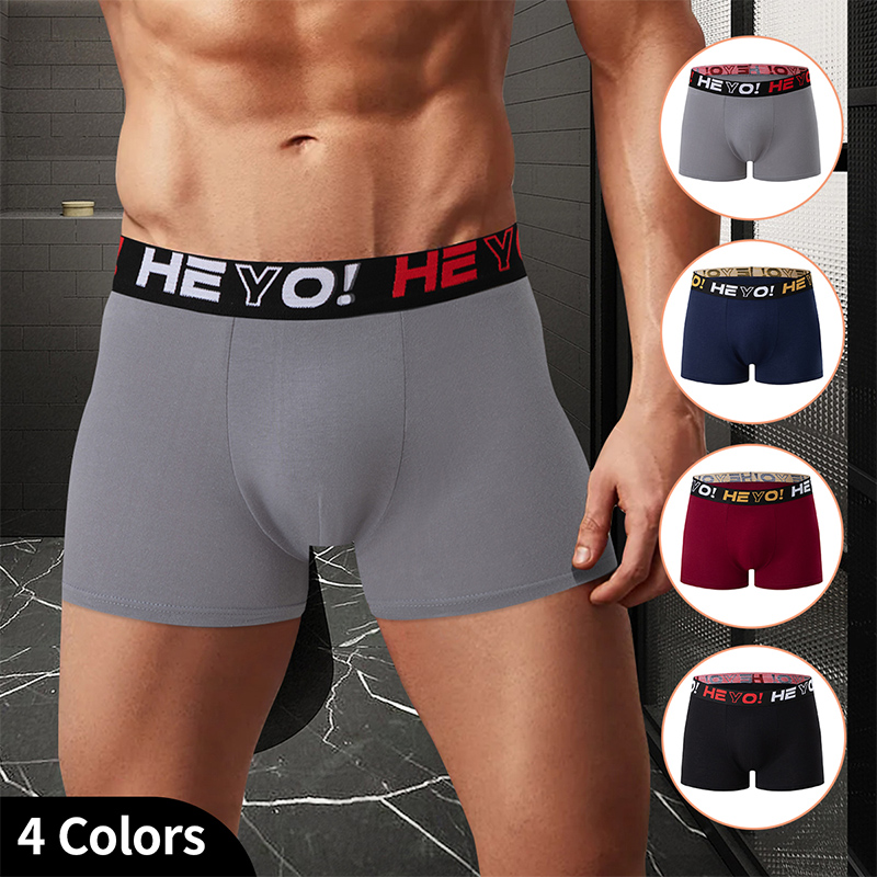 Boxer Brief Pack Cotton - Set di 4 Pezzi di Intimo